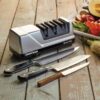 Chef’sChoice Trizor 15XV Professional Electric Knife Sharpener for Kitchen Knives, 75db, 3 Slots, Gray