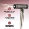 Shark SpeedStyle Pro FLEX Professional Performance High-Velocity Hair Dryer System Metallic Gray