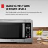 Air Fryer Combo 8-in-1 Countertop Microwave Oven, with Convection, Broil, Odor Removal Mode, 12.4′′ Position Memory Turntable, Child-Lock, 1.0 Cu.ft, Black Stainless Steel, ML2-EC10SA(BS)