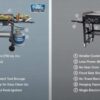 Blue Rhino Razor 4-Burner Liquid Propane Flat Top Grill