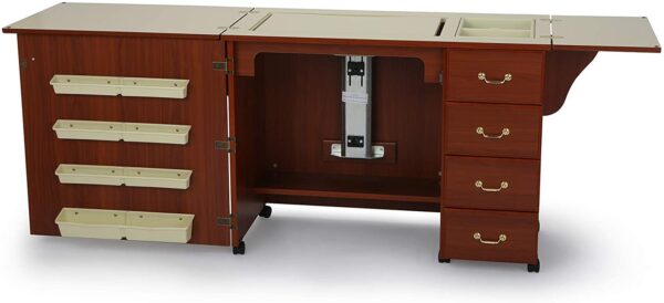 3d809c86df1d4e13b529a539baccdf3d 353 Norma Jean Sewing Cabinet for Sturdy Sewing, Cutting, Quilting, and Crafting with Storage and Airlift, Black Finish