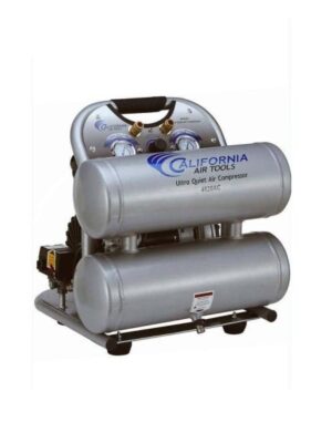 California Air Tools 4620AC 4620AC Ultra Quiet and Oil-Free 2.0 Hp, 4.6 Gal. Aluminum Twin Tank Electric Portable Air Compress