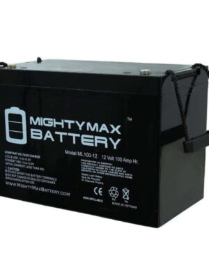 MIGHTY MAX BATTERY MAX3465166 12V 100Ah Replacement For Lifeline GPL-27T
