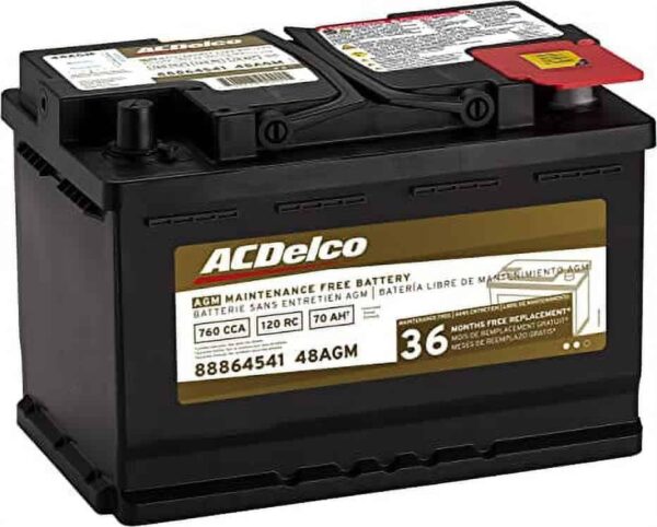 3e5683361f674caca7363f8fa1258a3c ACDelco AGM Automotive BCI Group 48 Battery 48AGM