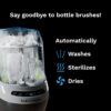 Baby Bottle Washer Pro – Baby Bottle Washer, Sterilizer + Dryer – All in One Machine Cleans Bottles, Pump Parts, & Sippy Cups – Replaces Hand Washing, Bottle Brushes and Drying Racks-Brezza