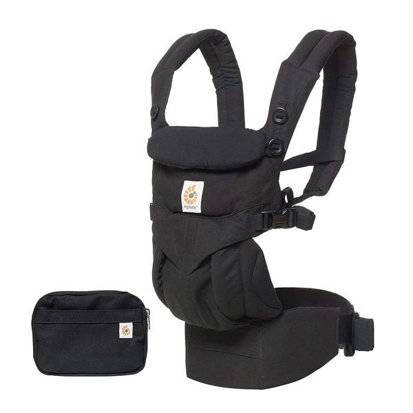 40021c60c656455ea866b62e04b81d5a Ergobaby Omni 360 All-Position Baby Carrier for Newborn to Toddler with Lumbar Support (7-45 Pounds), Pure Black, 1 Count (Pack of 1)