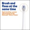 Waterpik Sonic-Fusion 2.0 Flossing Toothbrush, Electric Toothbrush Water Flosser Combo, White