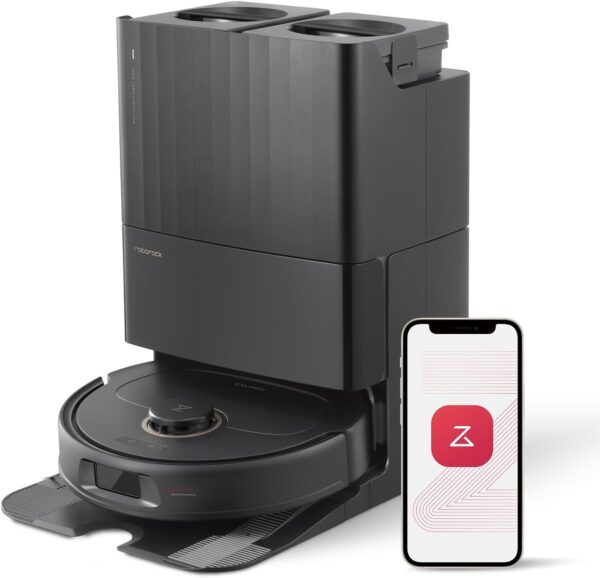 404f4314f5d243c09a467cb14ec8dfc5 Qrevo Pro Robot Vacuum and Mop with FlexiArm Design Edge Mopping, Dynamic Hot Water Mop Washing and Auto Mop Drying, Intelligent Dirt Detection, 7,000 Pa Suction, Ideal for Carpets