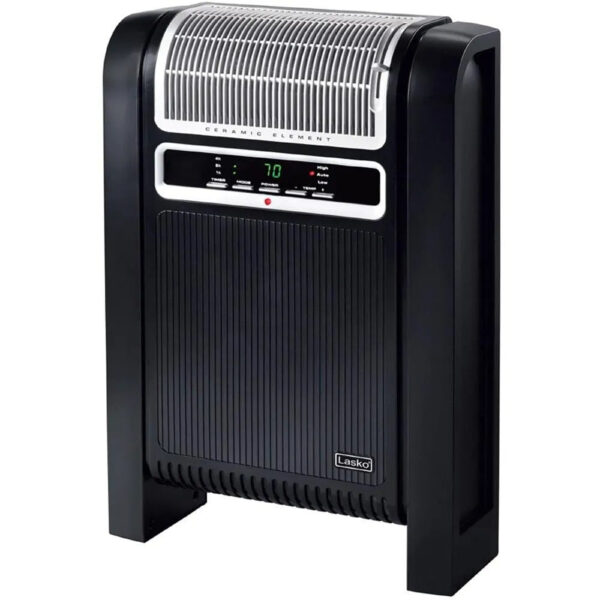 4097dfa360e84962a5a6d012b6ad15ab 1500W Portable Digital Control Cyclonic Ceramic Space Heater, Black