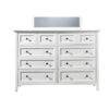 8 Drawer 60” W Double Dresser