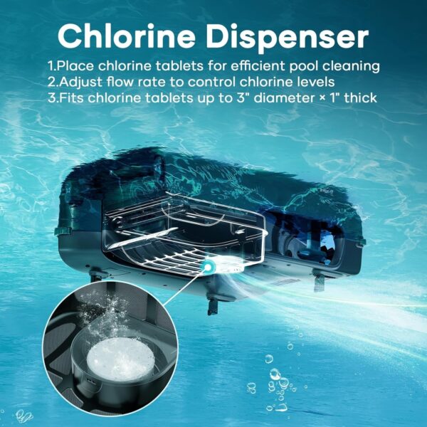 AIPER Surfer S2 Solar Pool Skimmer with APP Support, 24/7 Cleaning, Dual Charging Modes, Smart Obstacle Avoidance, Ideal for All Swimming Pool Types
