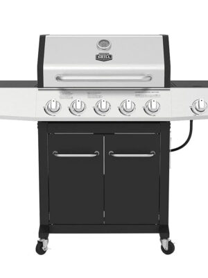 Expert Grill 5-Burner Propane Gas Grill with Side Burner