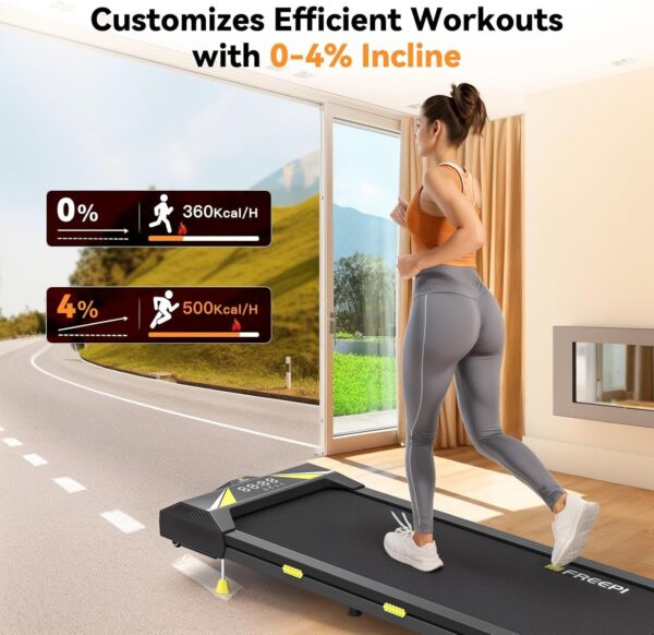 41a489e86bbe42b2a9272f6081db5be4 Walking Vibration Pad with APP, 3 in 1 Under Desk Treadmill, 2.5HP Low Noise Walking Treadmill Pad with Remote Control,Portable Treadmills for Home Office