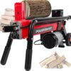 PowerSmart Electric Log Splitter 7-Ton – Efficient Wood Splitter with 3500 Motor Speed, 15 Amp, Horizontal Full Beam Design and Steel Wedge for Firewood & Kindling Cutting