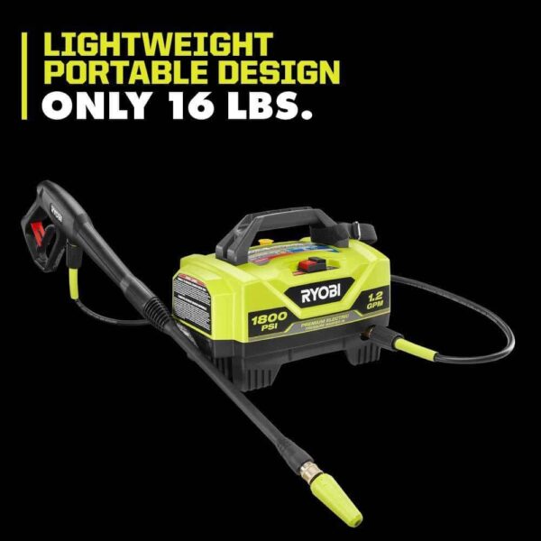 41e13d3f7df84a1eb7eaf0a380bf84e2 RY141802 1800 PSI 1.2 GPM Cold Water Corded Electric Pressure Washer