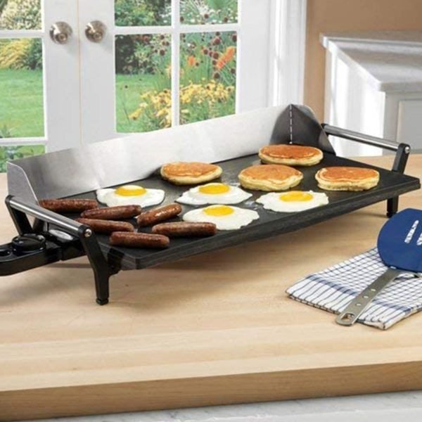 BroilKing Nonstick 21 x 12 Inch Professional Countertop Griddle, Black