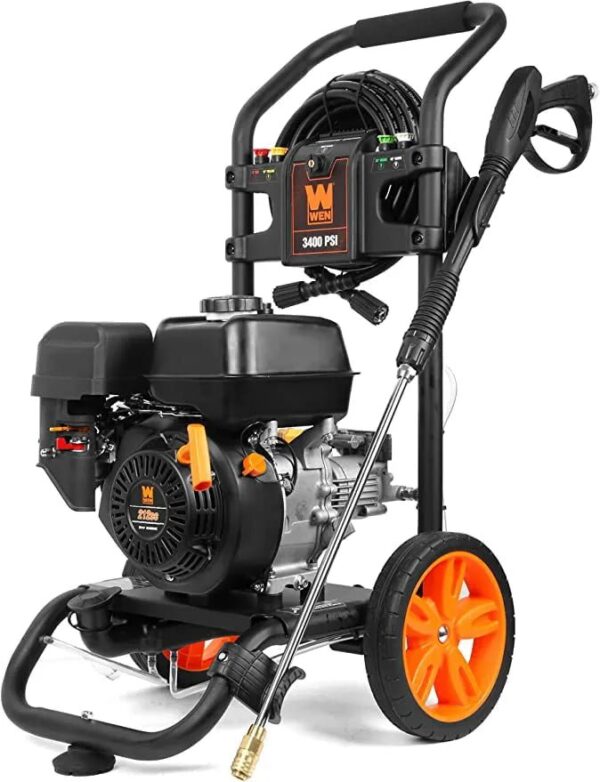 427c4e7056b3426eb5860197215cc475 Gas Pressure Washer, 3400 PSI, 2.7 GPM, 212cc Engine, CARB Compliant