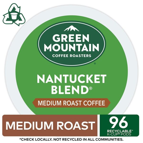 4285f335b0d44fa5be057b25813bf1d8 Green Mountain Coffee Roasters Nantucket Blend, Single-Serve K-Cup Pods, Medium Roast Coffee, 96 Count