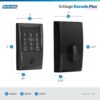 Encode Plus Smart Wi-Fi Lock for Front Door, Keyless Entry Deadbolt, Unlock with Apple Watch, Built-in WiFi and App Control, Easy Install, Alexa & Apple HomeKit Compatible, Matte Black