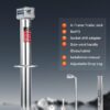 5000 lbs A-Frame Trailer Jack, 23′′ Vertical Travel, 20-24V Cordless Drill Compatible, Adjustable Drop Leg, for Utility, Yacht (Black)