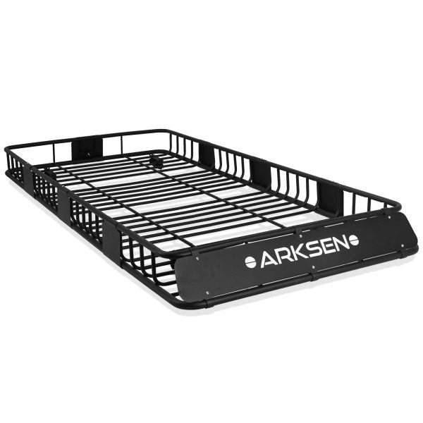430d2b7a8af148aea4c2c4a3f277df8e ARKSEN 84 x 39 x 6 Universal Roof Rack Cargo Extension Car Top Luggage Holder Carrier Basket SUV Camping, Black