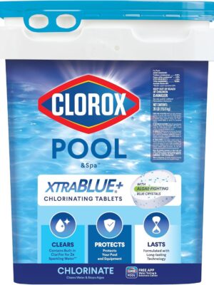 Plus 3” Chlorinating Tablets, Individually Wrapped, Kills Bacteria & Stops Algae (35 LB)