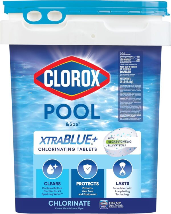 4363402fdfc0443d932baf02c93ecdb5 Plus 3” Chlorinating Tablets, Individually Wrapped, Kills Bacteria & Stops Algae (35 LB)