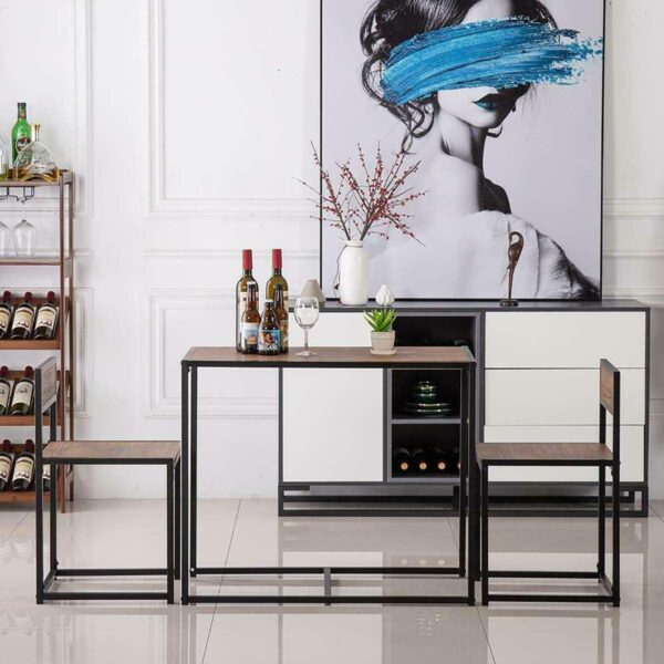 436976a3e9f544629981c23f5f50cab3 Dining Table With Two Dining Chairs Set