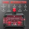 135Amp MIG Welder,110V Flux Core Welder Flux MIG/Lift TIG/Stick 3-in-1 Large LED Digital Display Welding Machine IGBT Inverter Welder FLUX-135PRO