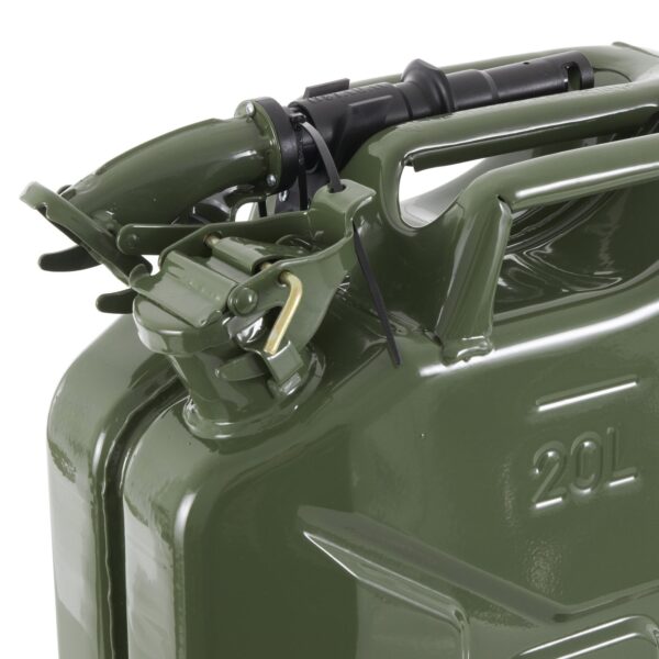 44a3abc663cc40dc84de4e3ca5ba8322 Wavian 3008 5.3 Gallon 20 Liter Authentic CARB Jerry Can with Spout, Green