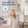Humidifiers for Bedroom Baby, Sprout Evaporative with Dual Filters for Air & Water, Separate Sensor, Adjustable No Blue Nightlight, Auto Dry, Smart Control & Alexa, Auto Mode, 3.8L Tank for 36H