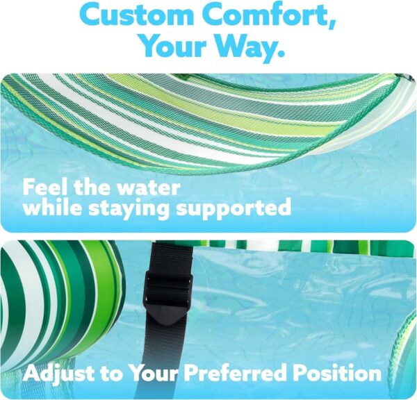 45bf9a609e084307b9241a0f6d2195a9 SLOOSH Inflatable Pool Floats Adult,2 Packs Floating Lounge Chairs,Blow up Pool Noodles for Adult Heavy Duty,Floating Chair for Party Summer Water Beach Lake Fun
