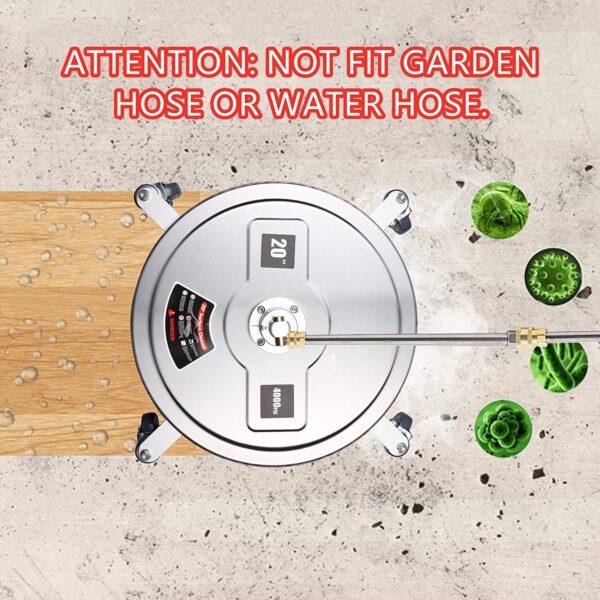 45cedbbfd0694e378efd23c702789529 Stainless Steel Housing 1 4 Quick Connector, Power Washer Attachment with 2 Extension Wand, 2 Replacement Nozzles