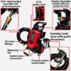Electric Pressure Washer 2.0, Powerful 1.4 GPM 2000 PSI Car Pressure Washer Sprayer, Snub Nose & Tip Attachment, Use,Car Soap, Patio Boat RV Motorcycle Car Garage Deck Adam’s Polishes