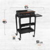 Blackstone E-Series 22 Electric Tabletop Griddle with Prep Cart