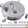 Stainless Steel Housing 1 4 Quick Connector, Power Washer Attachment with 2 Extension Wand, 2 Replacement Nozzles
