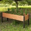 Elevated Outdoor Raised Garden Bed Planter Box 70 x 24 x 29 inch High