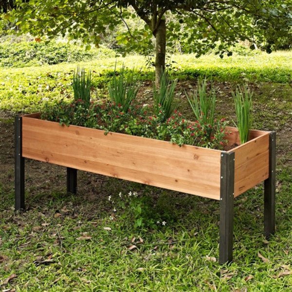4756b2f094864140aa9ab1191419c55a Elevated Outdoor Raised Garden Bed Planter Box 70 x 24 x 29 inch High