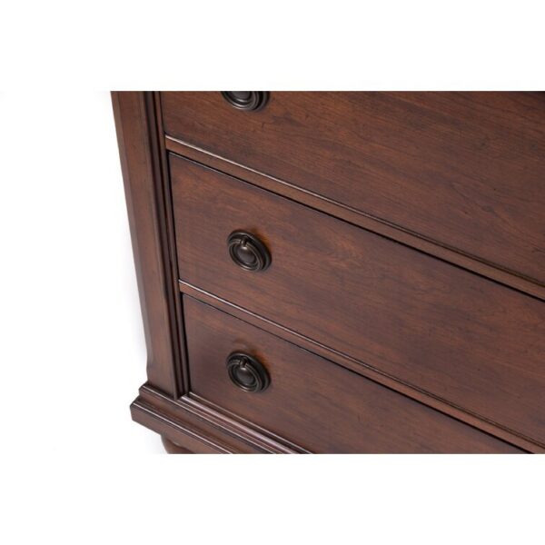 8 Drawer 64” W Double Dresser With Mirror