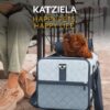 Quilted Chariot PRO Pet Carrier With Removable Wheels and Double Telescopic Handle
