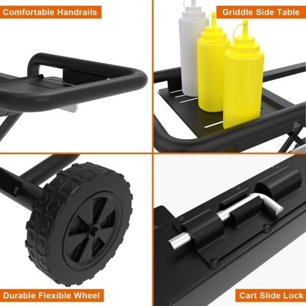 47ea8ee0791a4c0686c367cc4690b985 22′′/17′′ Grill – Heavy-Duty Foldable Cart