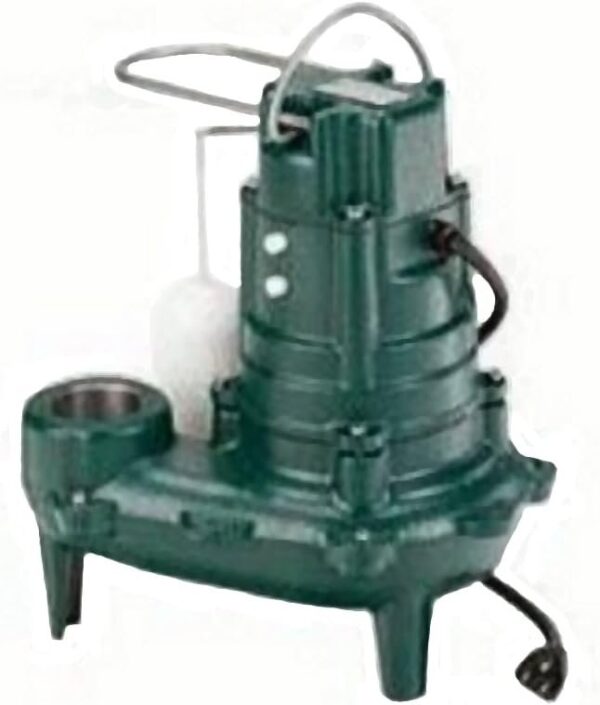 Waste-Mate 267-0001 Sewage Pump, 1/2 HP Automatic – Heavy-Duty Submersible Sewage, Effluent or Dewatering Pump