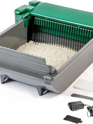 Pet Zone Smart Scoop Automatic Litter Box (Self Cleaning Litter Box, Cat Litter Box with No Expensive Refills)