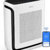 Air Purifiers for Home Large Room Up to 1800 Ft2 in 1 Hr with Washable Pre-Filter, Air Quality Monitor, Smart WiFi, HEPA Sleep Mode for Allergies, Pet Hair in Bedroom, Vital 200S-P, White