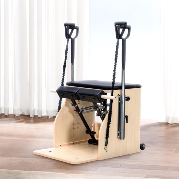 496e12b992a4455b9de42fee7fb597d6 Pilates Chair, Split-Pedal Stability Combo Chair with Handles,Pilates Reformer Machine,Pilates Equipment for Home Or Studio Use