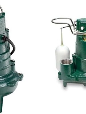 Waste-Mate 267-0001 Sewage Pump, 1/2 HP Automatic ?C Heavy-Duty Submersible Sewage, Effluent or Dewatering Pump