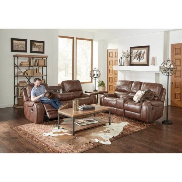 77.95” Pillow Top Arm Reclining Loveseat