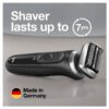 Braun Series 7 7085cc Flex Rechargeable Wet Dry Men s Electric Shaver with Clean Charge Station, Stubble Beard Trimmer