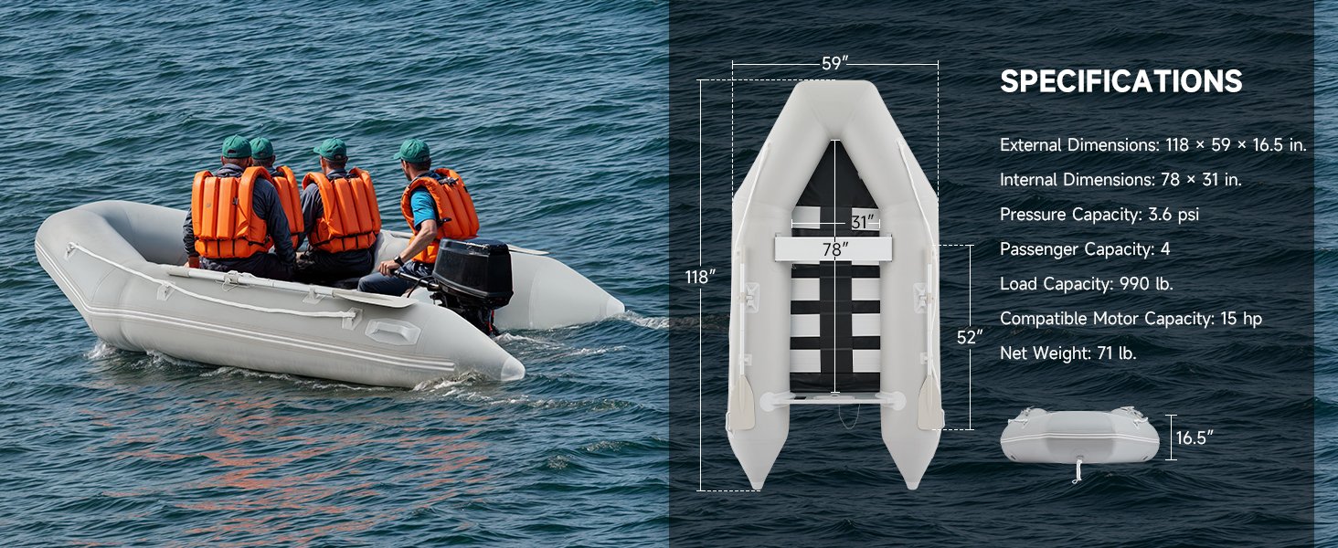 inflatable dinghy boat