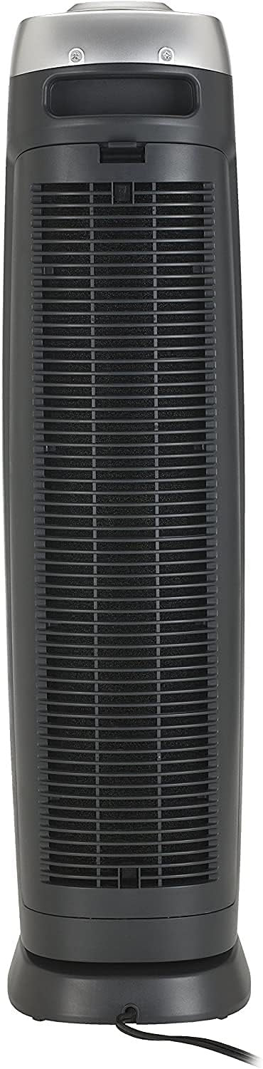 GermGuardian 5-In-1 HEPA Air Purifier for Home, Large Rooms Up To 915 Sq. Ft. with HEPA Pet Air Filter, UV-C Light & Odor Reduction, AC5250PT, 28′′ Tower, Black